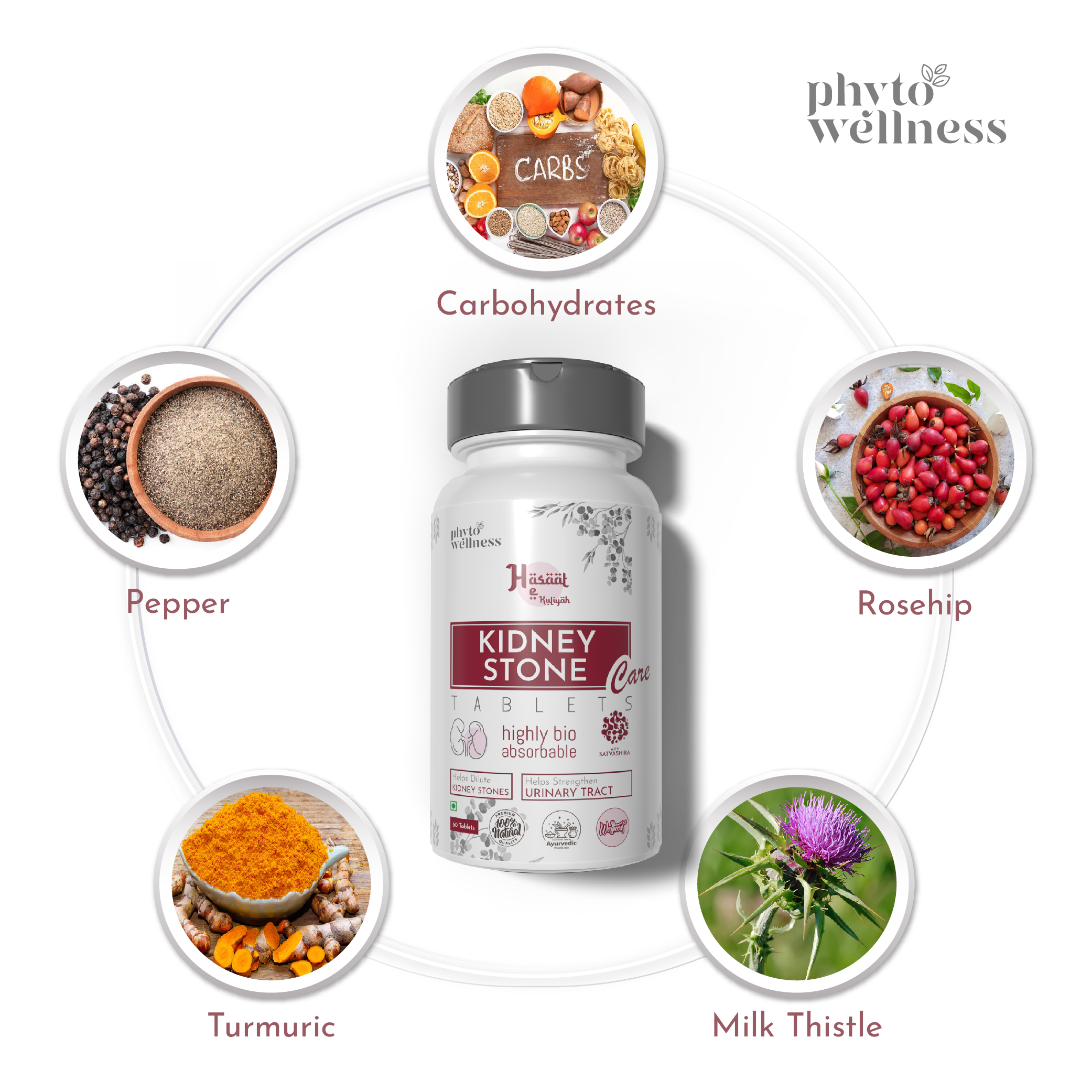 Probiotic Kidney Stone 60 Tablets (HS00613)
